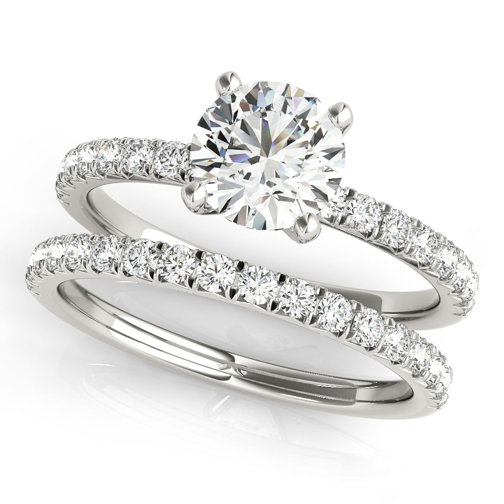 Single Row Diamond Ring