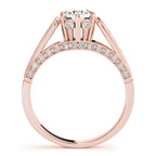 Single Row Diamond Ring