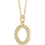 Natural Diamond Circle 16-18" Necklace