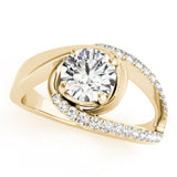 Bypass Diamond Ring