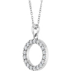 Natural Diamond Circle 16-18" Necklace