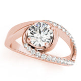 Bypass Diamond Ring