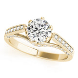 Single Row Diamond Ring