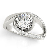 Bypass Diamond Ring