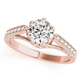 Single Row Diamond Ring