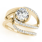 Bypass Diamond Ring