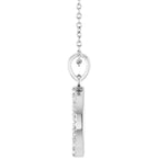 Natural Diamond Circle 16-18" Necklace