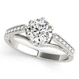 Single Row Diamond Ring