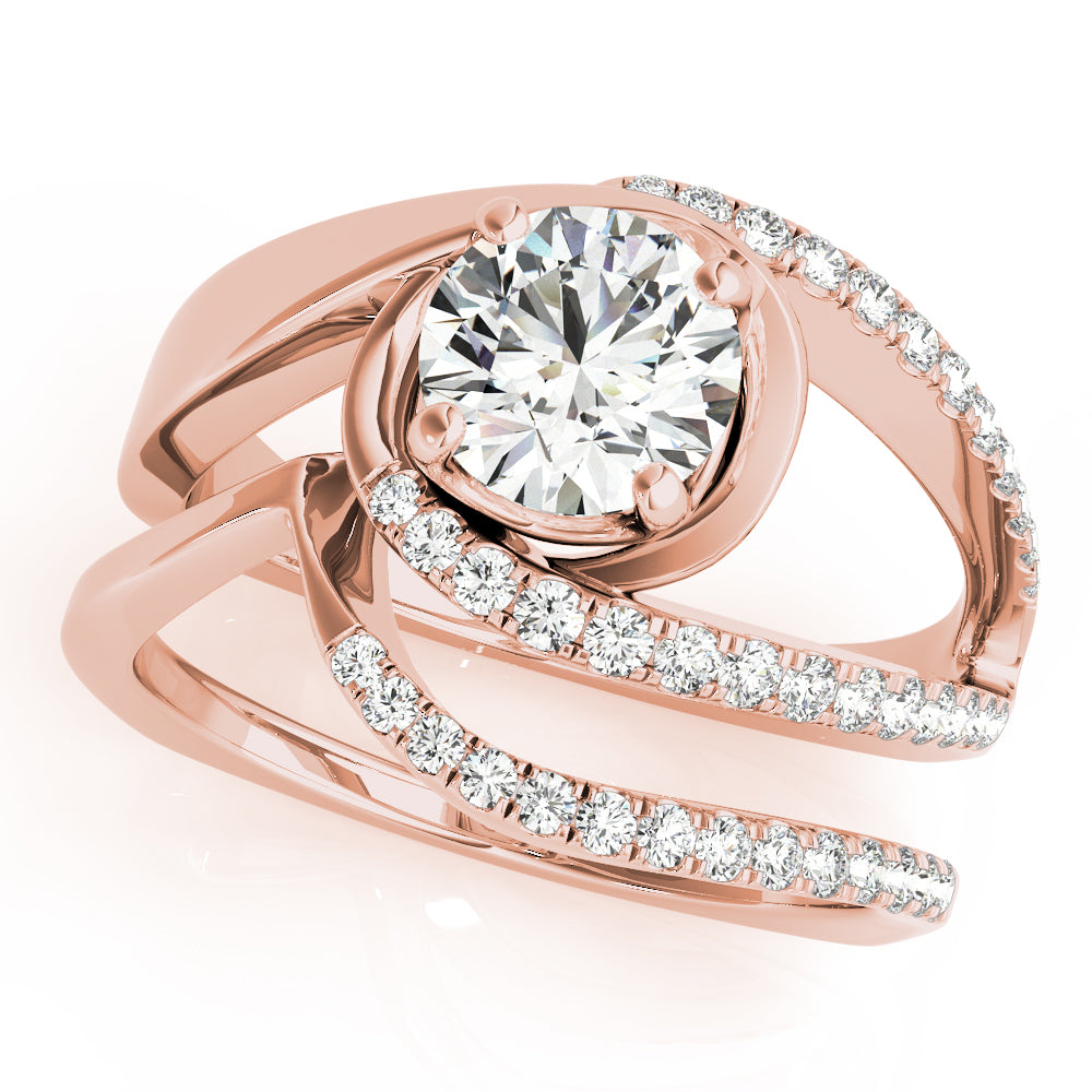 Bypass Diamond Ring