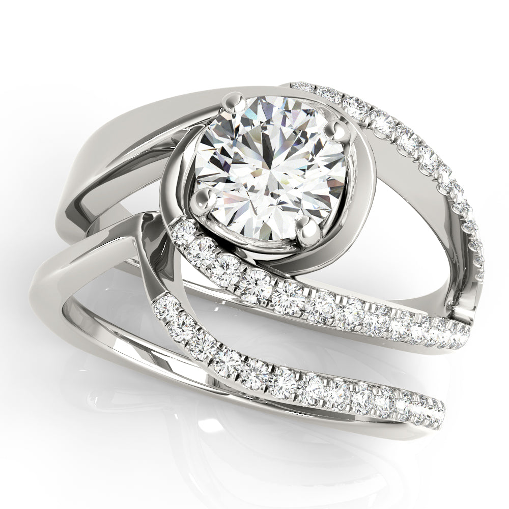 Bypass Diamond Ring