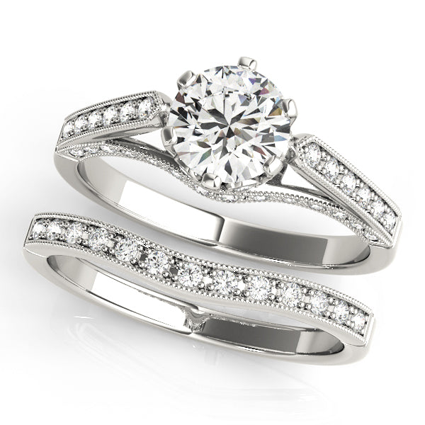 Single Row Diamond Ring