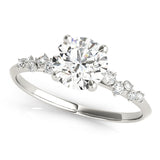 Single Row Diamond Ring