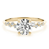 Single Row Diamond Ring