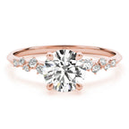 Single Row Diamond Ring