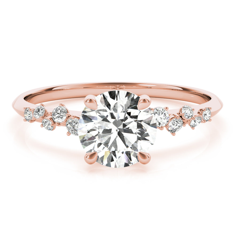 Single Row Diamond Ring