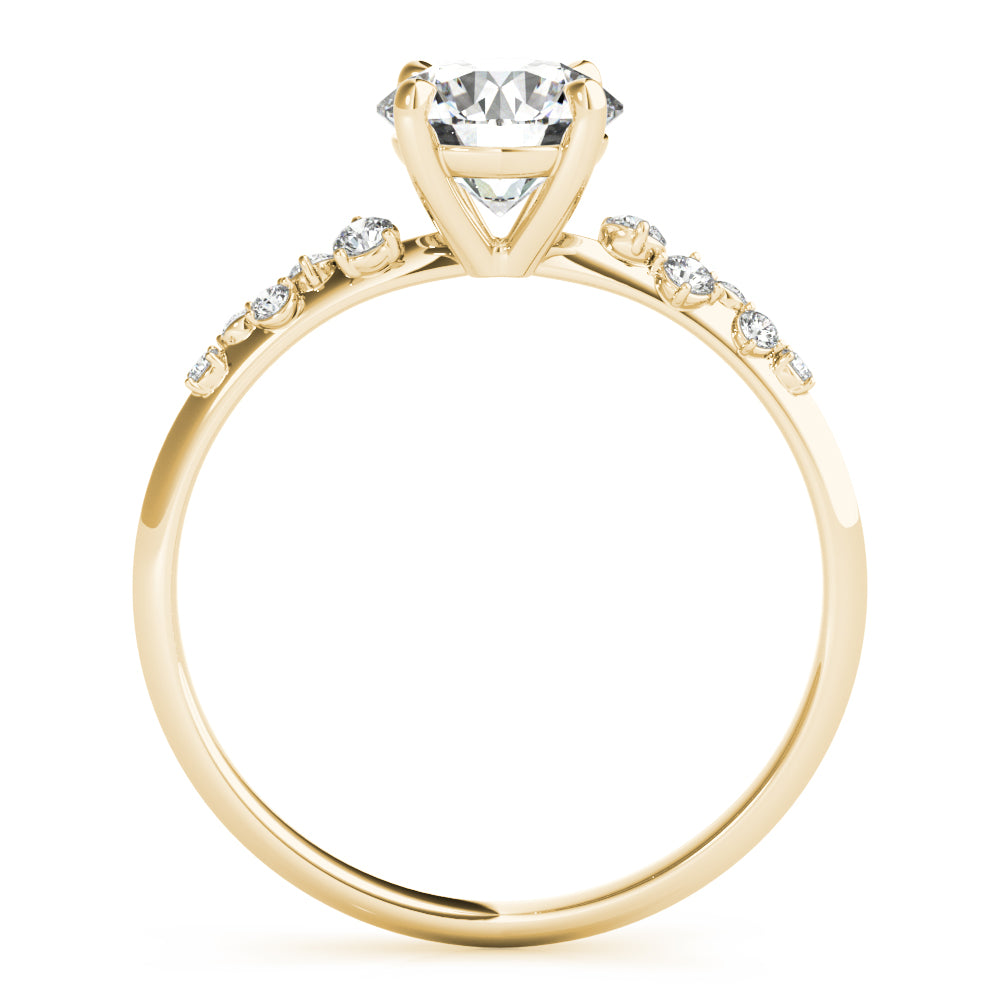 Single Row Diamond Ring