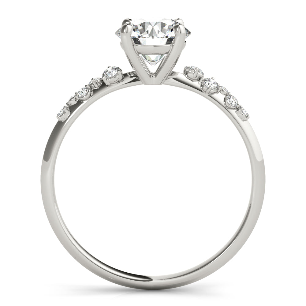 Single Row Diamond Ring