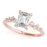 Single Row Diamond Ring