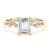 Single Row Diamond Ring