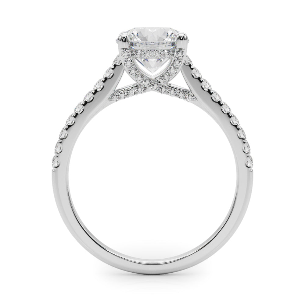 Single Row Diamond Ring