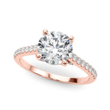 Single Row Diamond Ring