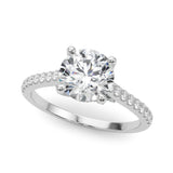 Single Row Diamond Ring