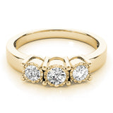 Three Stone Diamond Ring