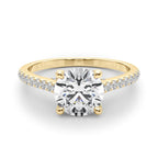 Single Row Diamond Ring