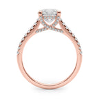 Single Row Diamond Ring