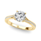 Single Row Diamond Ring
