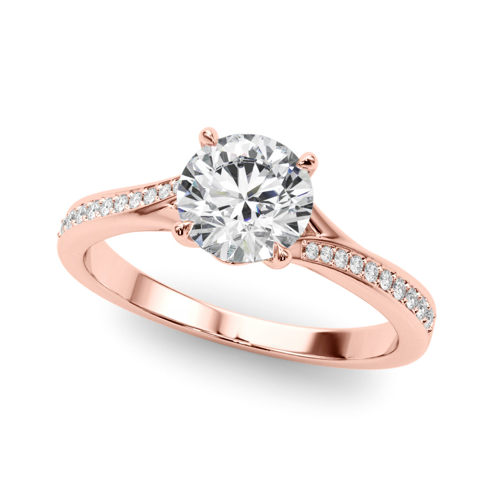 Single Row Diamond Ring Imagen secundaria del producto