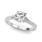 Single Row Diamond Ring