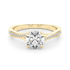 Single Row Diamond Ring