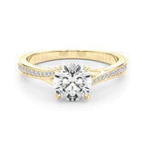 Single Row Diamond Ring