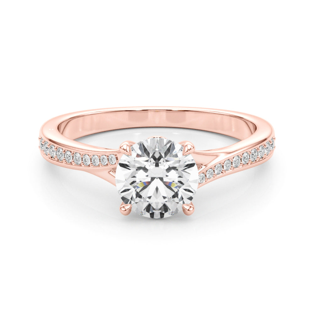 Single Row Diamond Ring