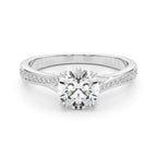 Single Row Diamond Ring