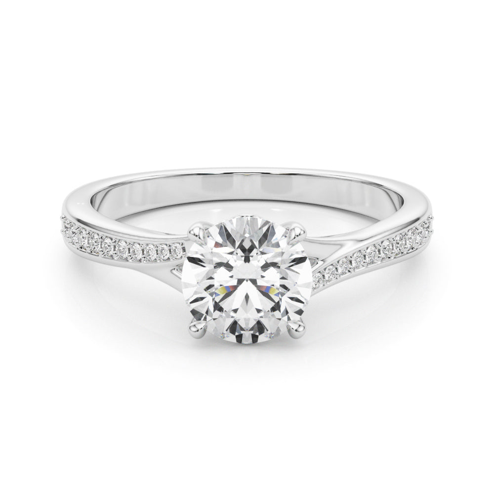 Single Row Diamond Ring