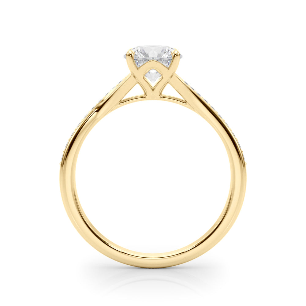 Single Row Diamond Ring