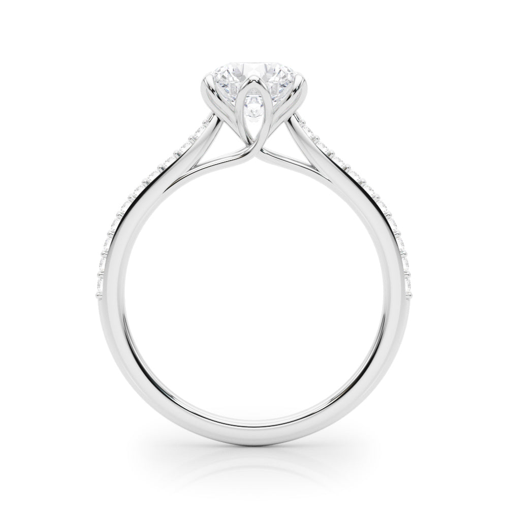 Single Row Diamond Ring