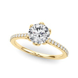 Single Row Diamond Ring