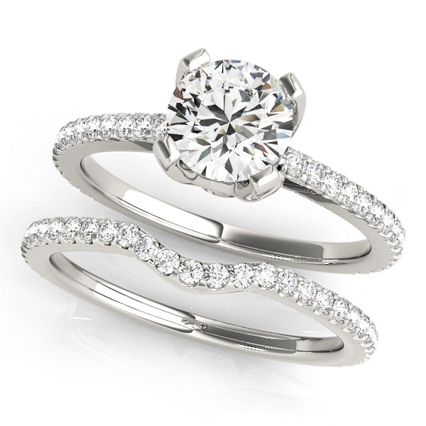 Single Row Diamond Ring