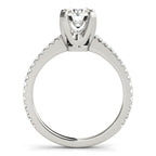 Single Row Diamond Ring