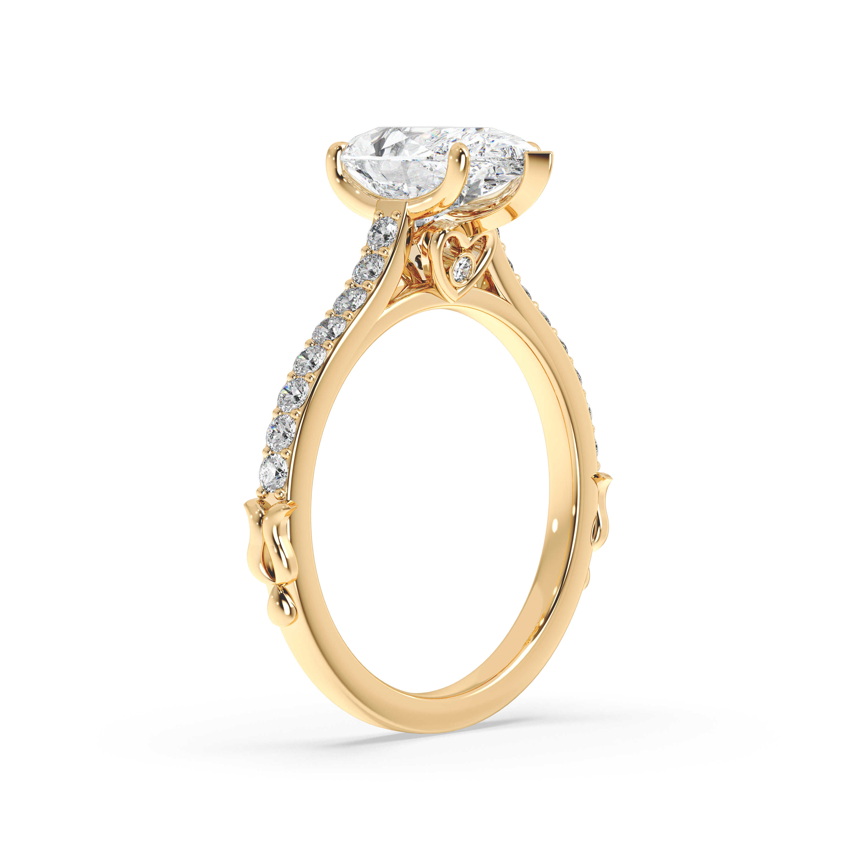 Classic No 4. Eternal Heart Diamond Ring