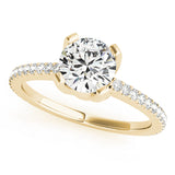 Single Row Diamond Ring