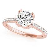 Single Row Diamond Ring