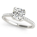 Single Row Diamond Ring