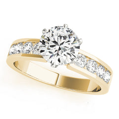 Single Row Diamond Ring