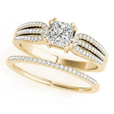 Multirow Diamond Ring