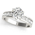 Single Row Diamond Ring