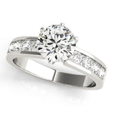 Single Row Diamond Ring